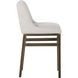Halden 36.5 inch Beige Linen Counter Stool